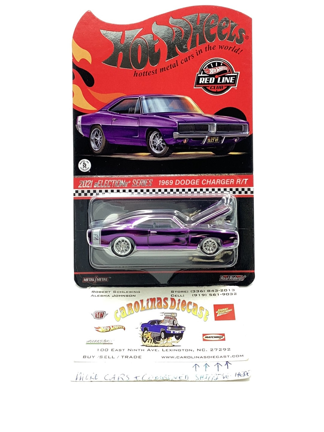 2021 hot wheels redline club RLC selection series 1969 Dodge Charger R/T real riders with protector