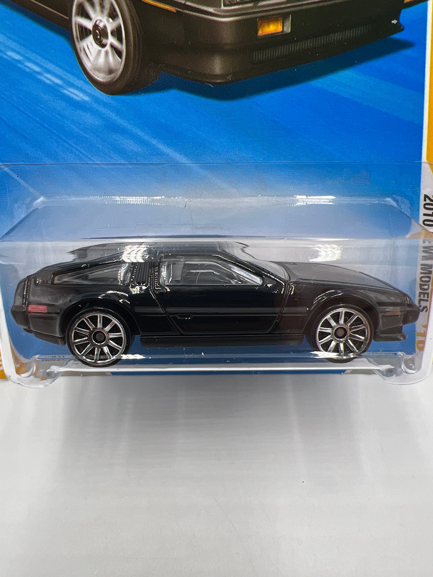 2010 Hot Wheels New Models #15 81 DeLorean DMC-12 Black 56B