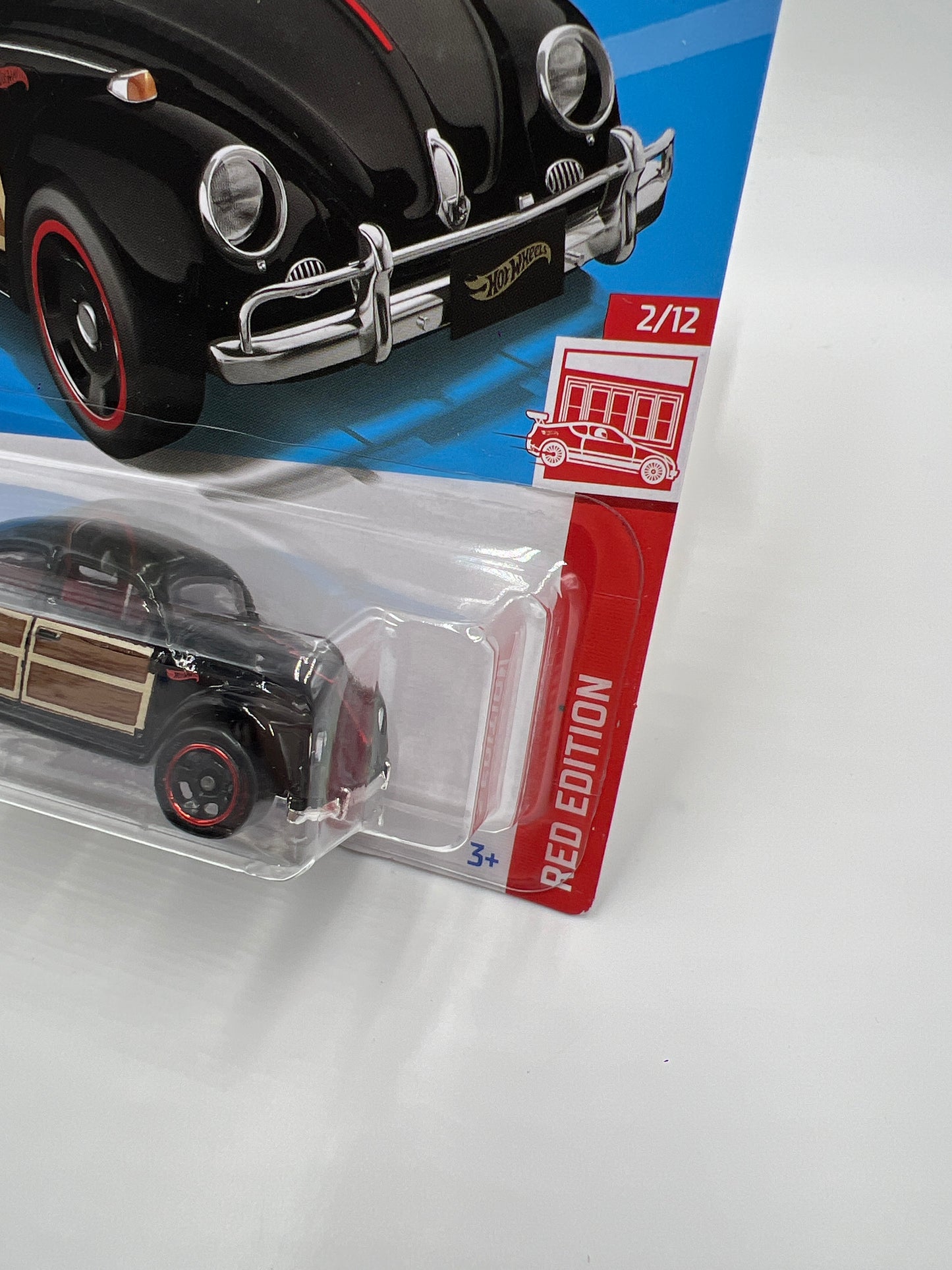 2022 Hot Wheels Target Exclusive Red Edition #42 Volkswagen Beetle Black