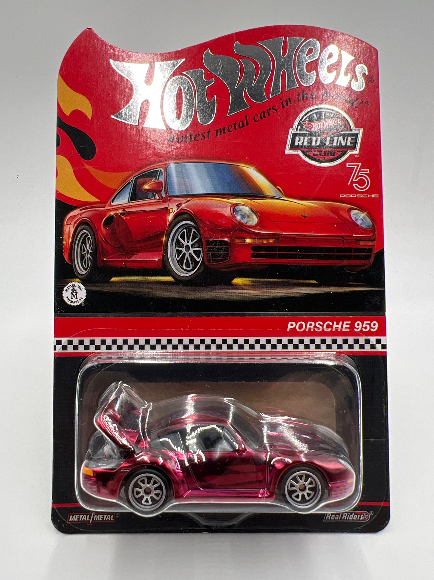 Hot Wheels RLC Porsche 959 Red W/Protector