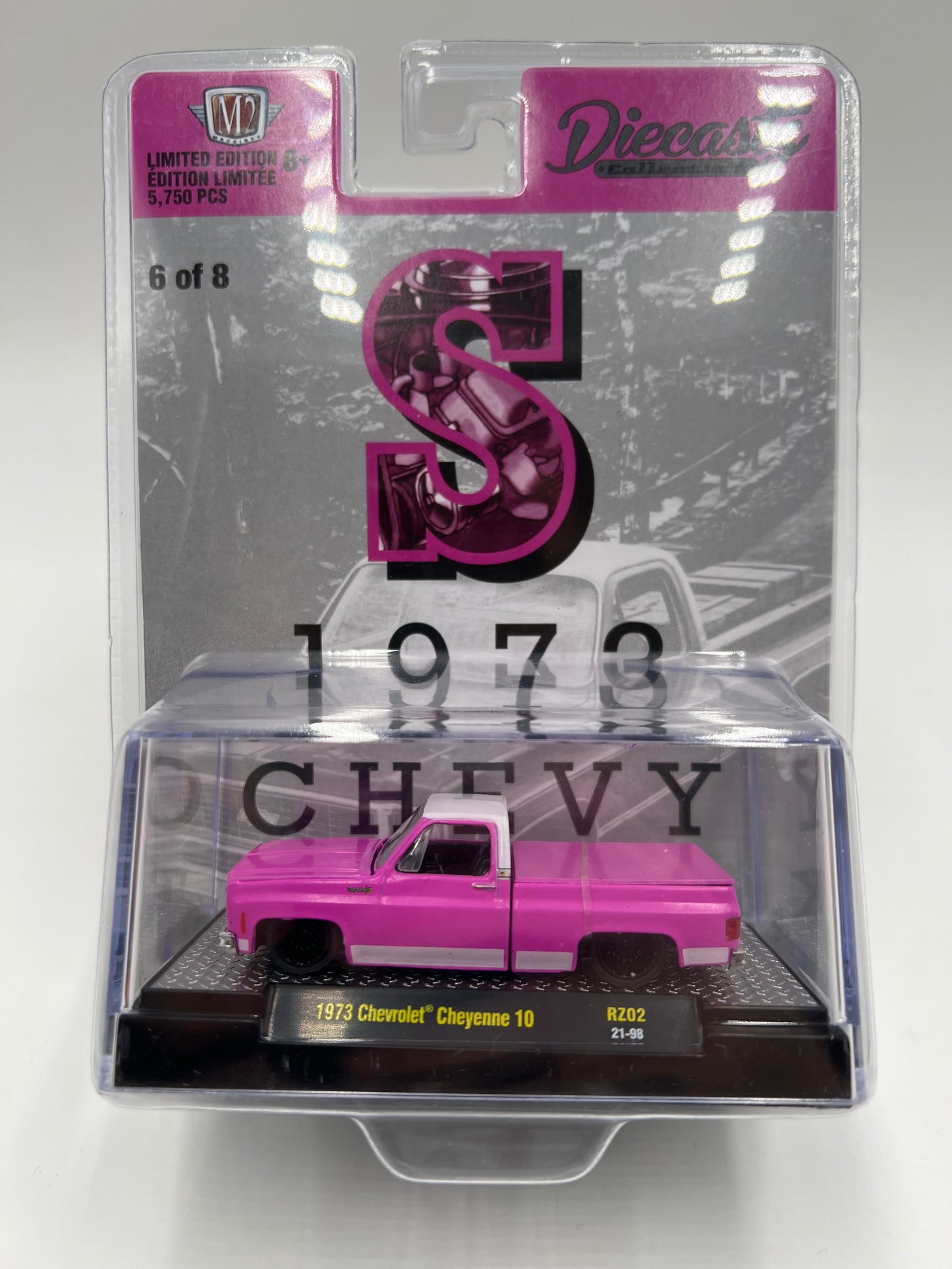 M2 Machines Diecastz 1973 Chevy Trucks Full Set Of 8 RZ02