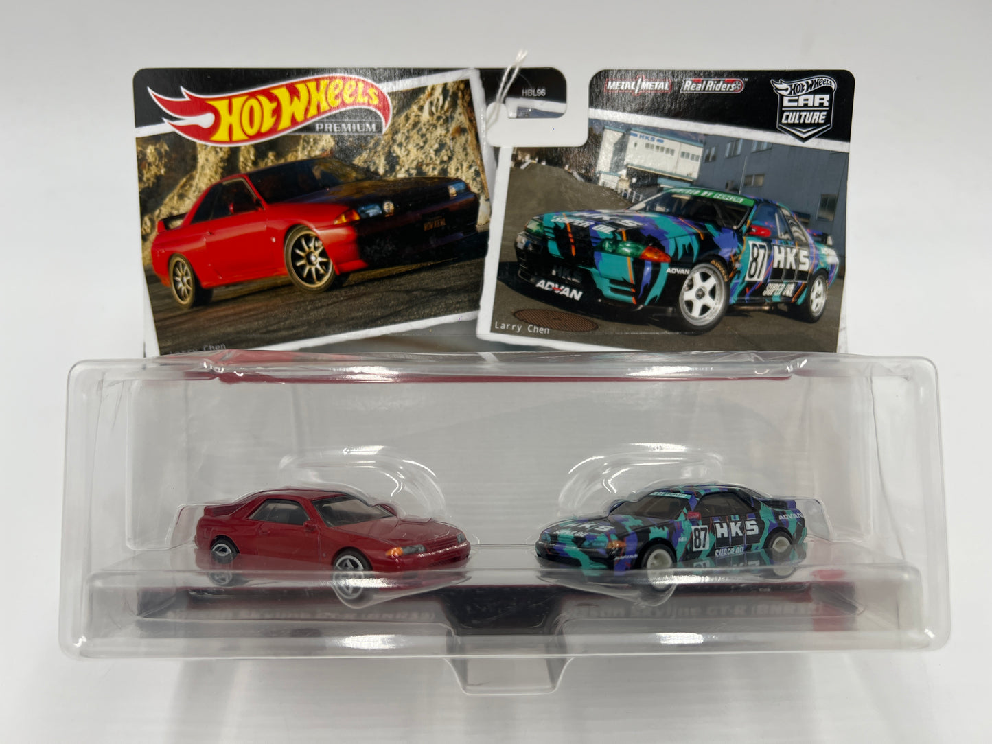 Hot Wheels Premium Target 2 Pack Nissan Skyline GT-R BNR32 / HKS Blister Not Perfect 282A