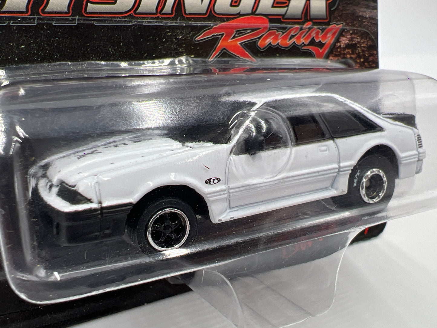 Johnny Lightning Street Outlaws SIGNED Chuck Seitsinger 1989 Ford Mustang GT W/Protector