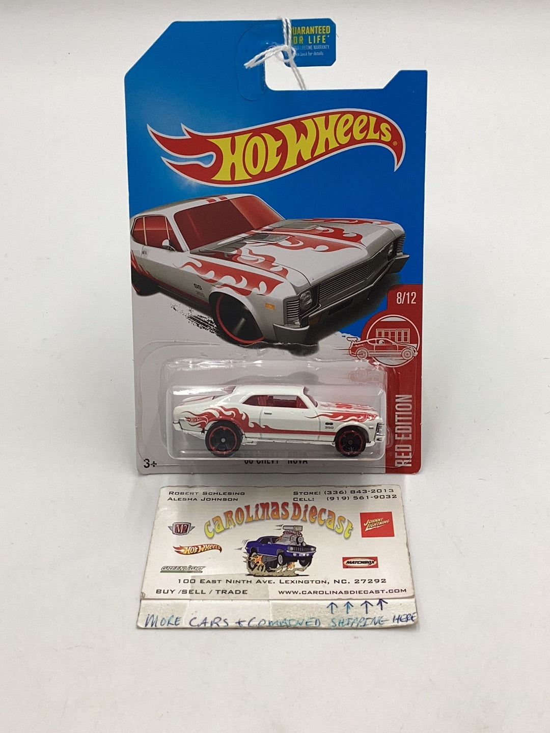 2017 Hot Wheels Red Edition ‘68 Chevy Nova 150B