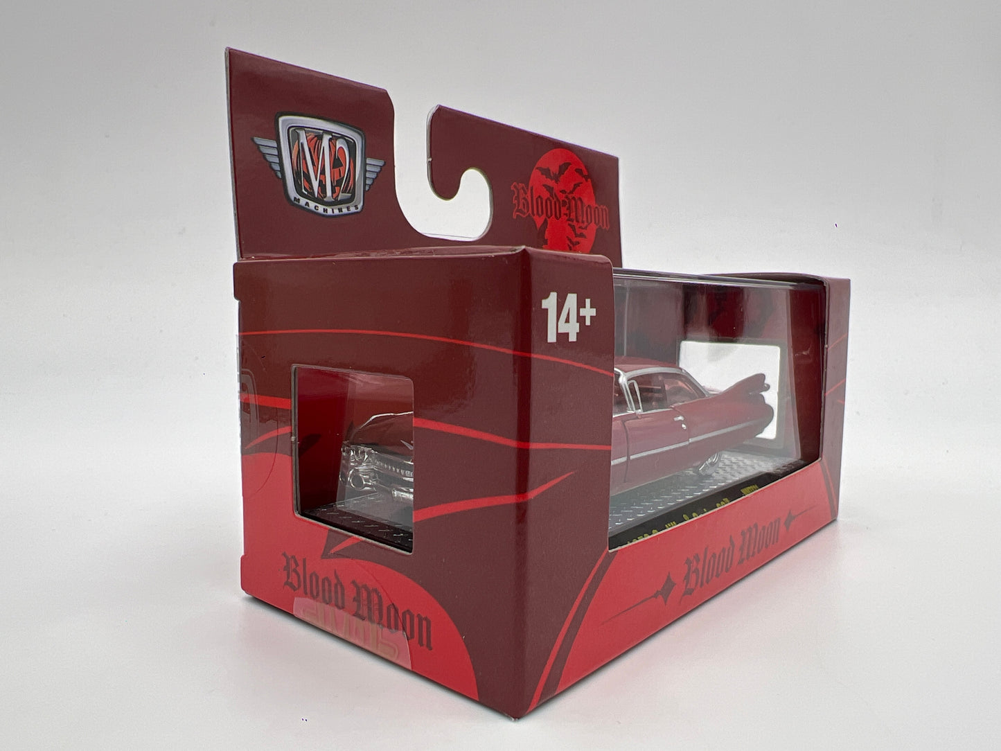 2025 M2 Machines Walmart Exclusive Halloween Blood Moon 1959 Cadillac Series 62 Red WMTS21