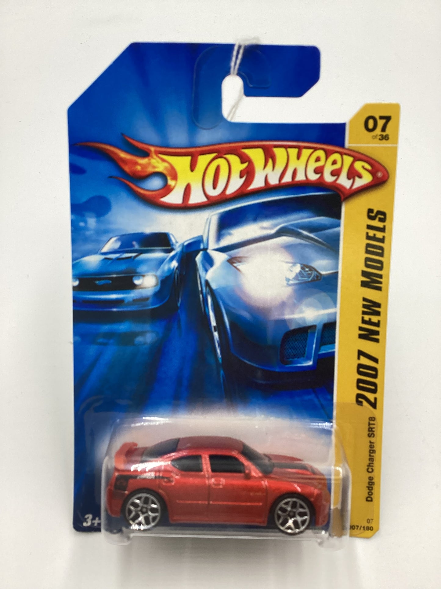 2007 Hot Wheels #007 Dodge Charger SRT8 Orange 37D