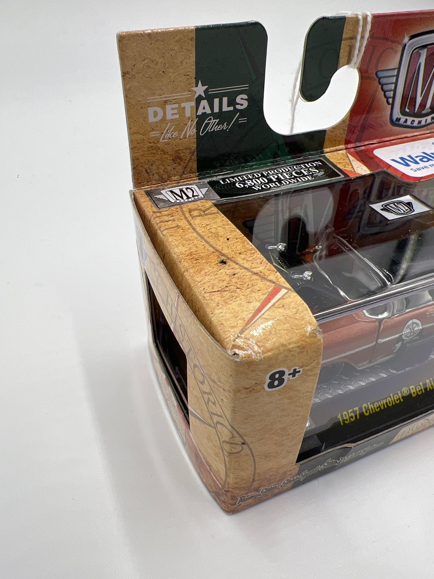 M2 Machines Walmart Exclusive Rally Historico Transpeninsular 1957 Chevrolet Bel Air Brown WMTS04