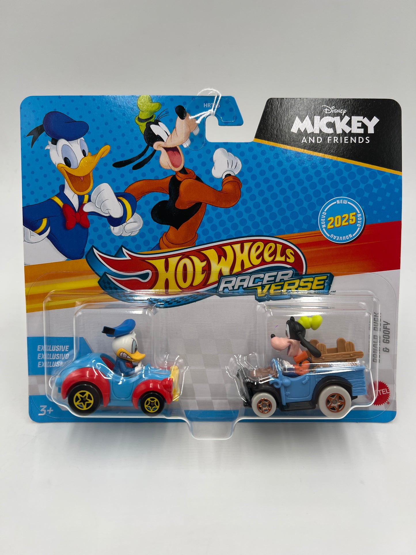 2025 Hot Wheels Racer Verse 2 Pack Mickey And Friends Donald Duck & Goofy 116A