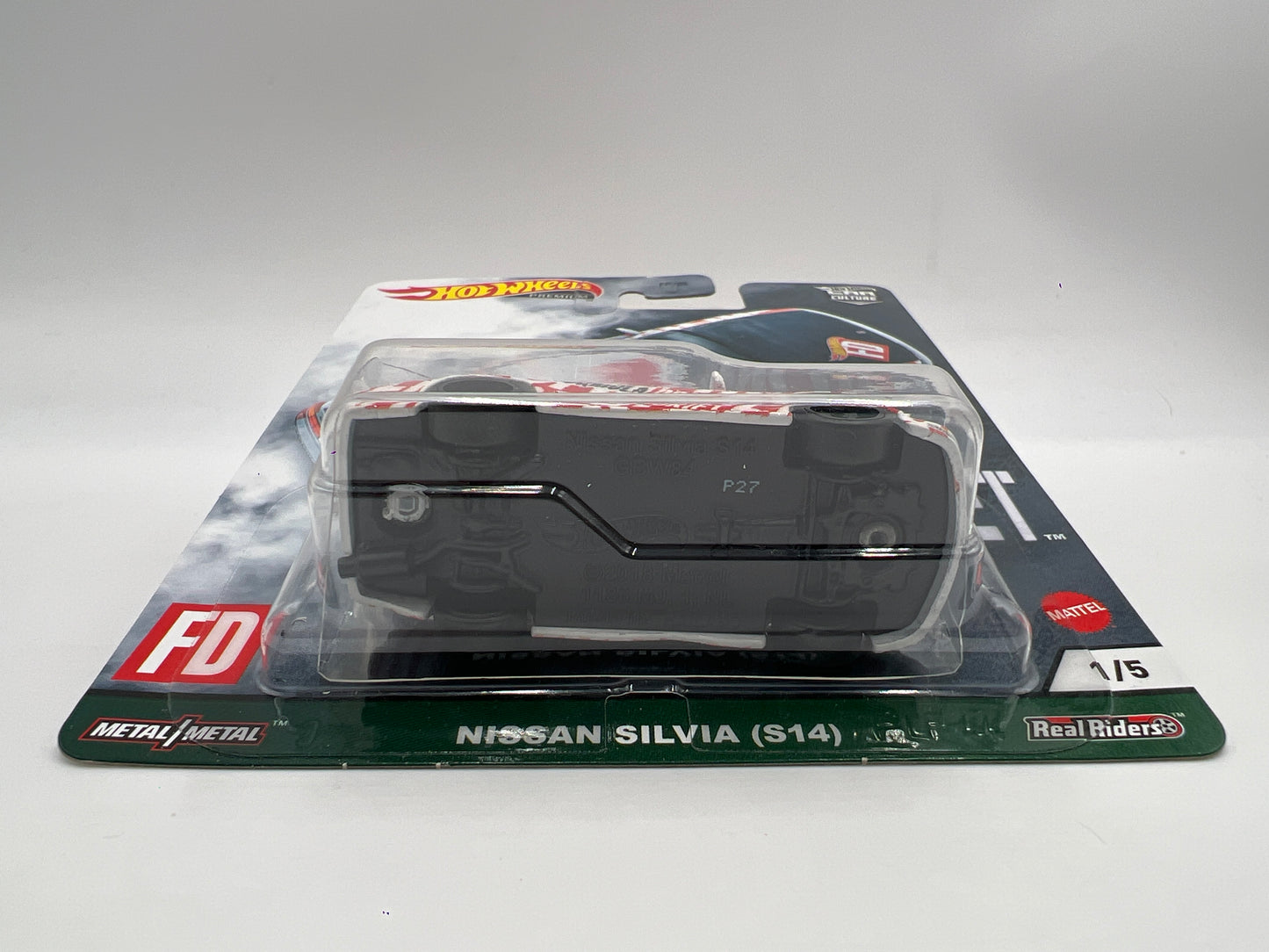 Hot Wheels Premium Slide Street #1 Nissan Silvia S14 Formula Drift Red/White 244D