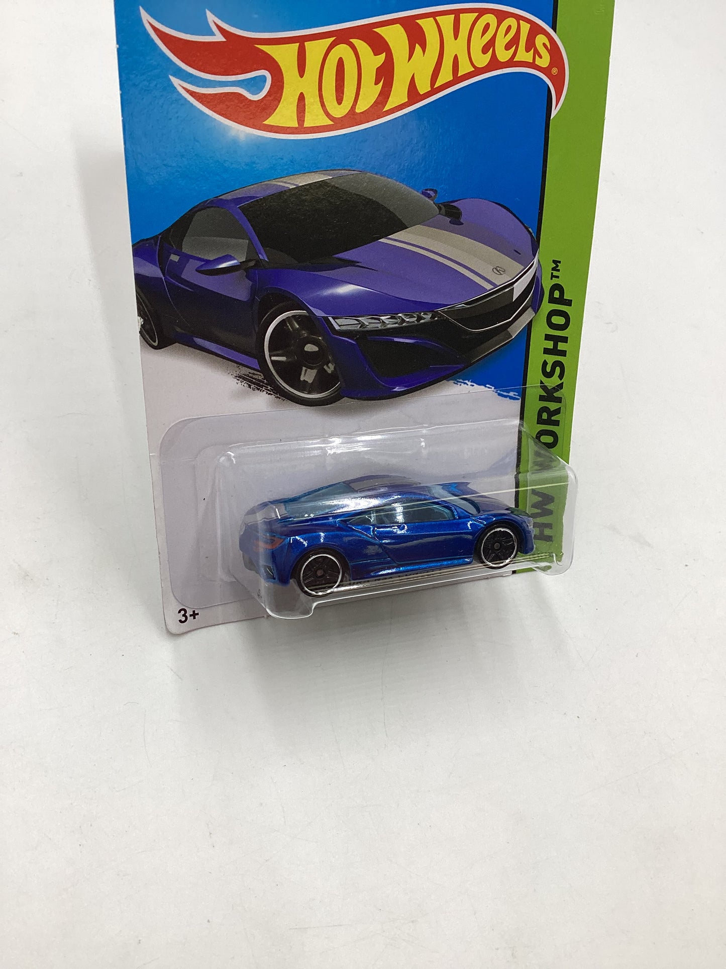 2015 Hot wheels Workshop #191 12 Acura NSX Concept Blue 108C