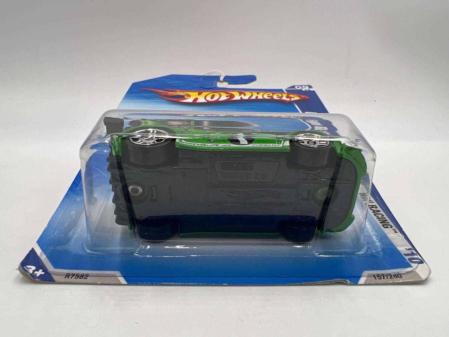 2010 Hot Wheels Racing #157 Ford GT LM Green 27C