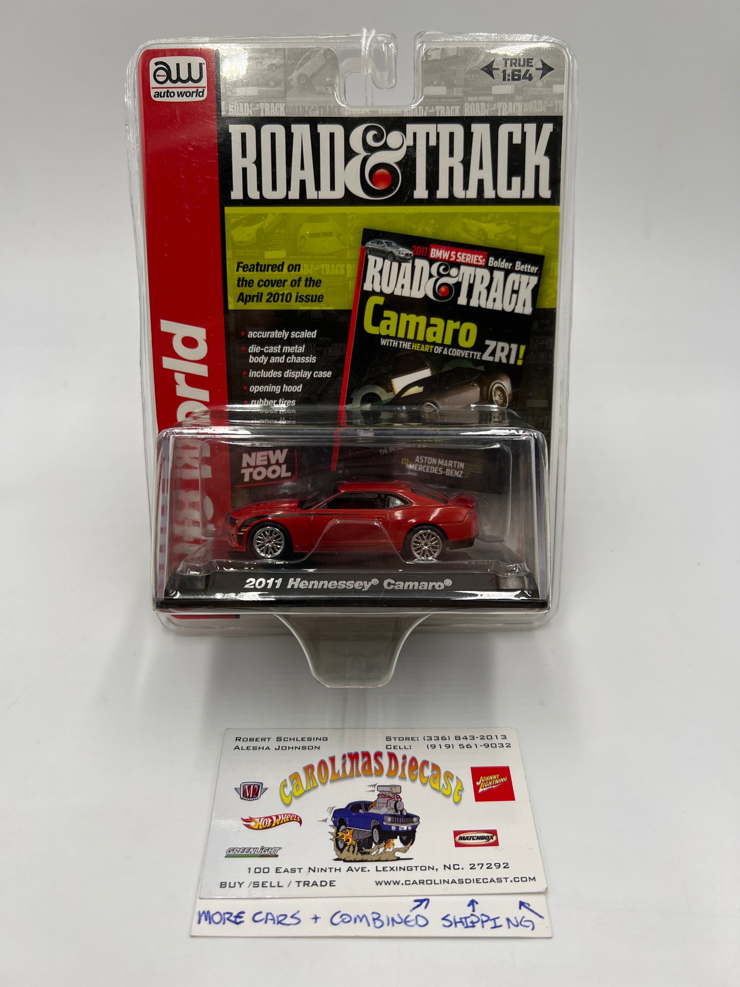 Auto World Road & Track #3 2011 Hennessey Camaro Red 181H