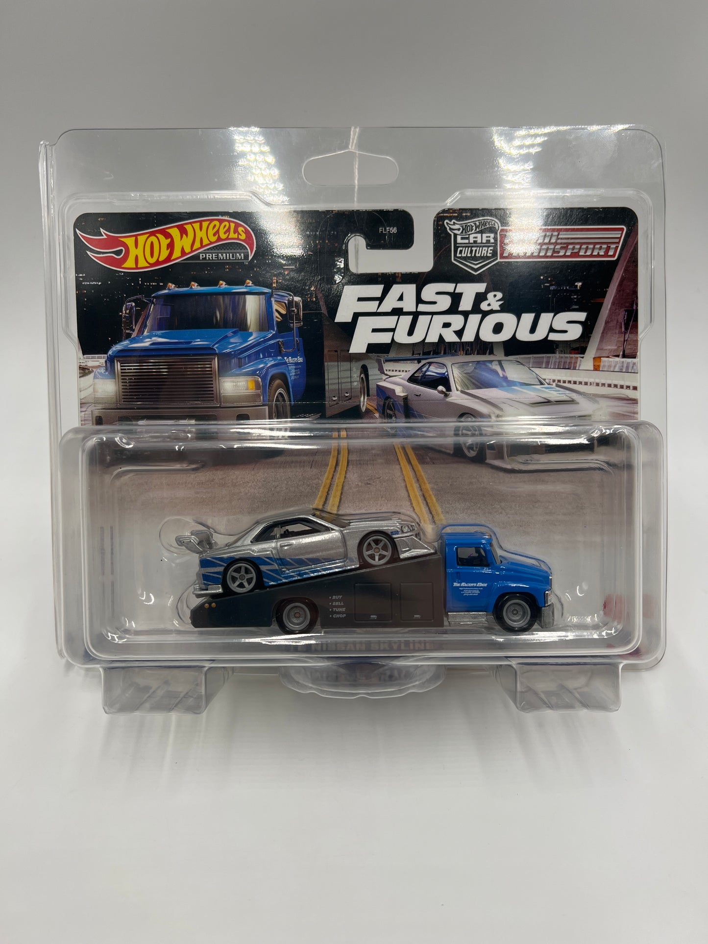 Hot Wheels Team Transport Fast & Furious LB-ER34 Super Silhouette Nissan Skyline & Carry On W/Protector