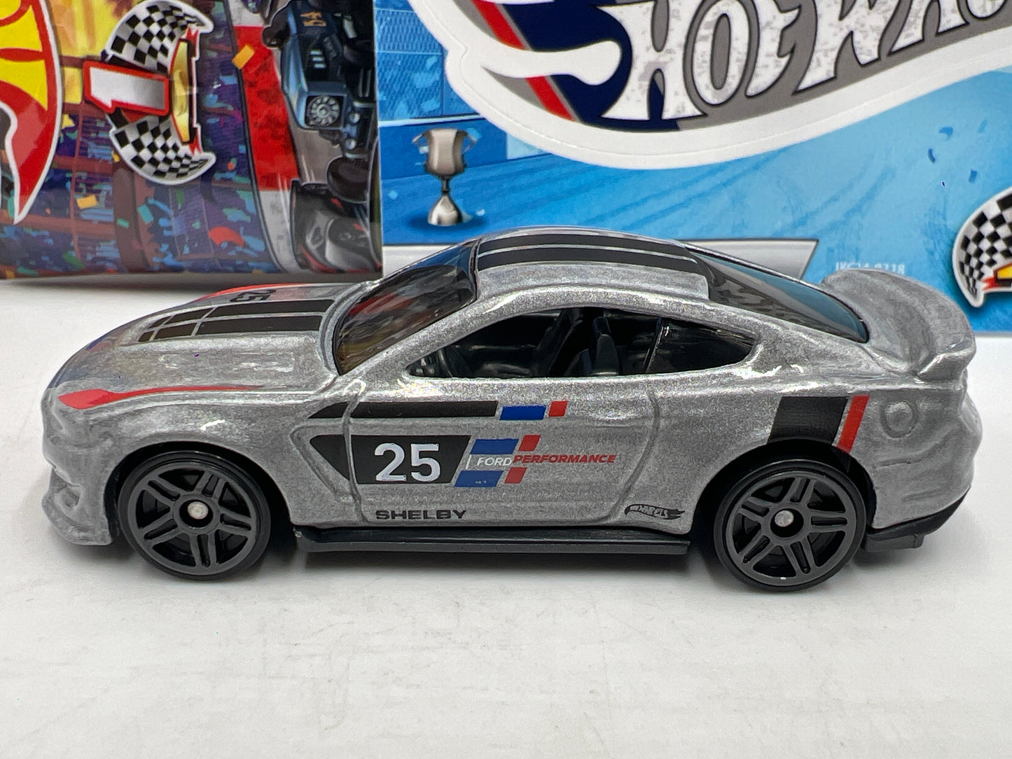 2026 Hot Wheels Mystery Models Series 1 #3 CHASE Ford Shelby GT350R Silver