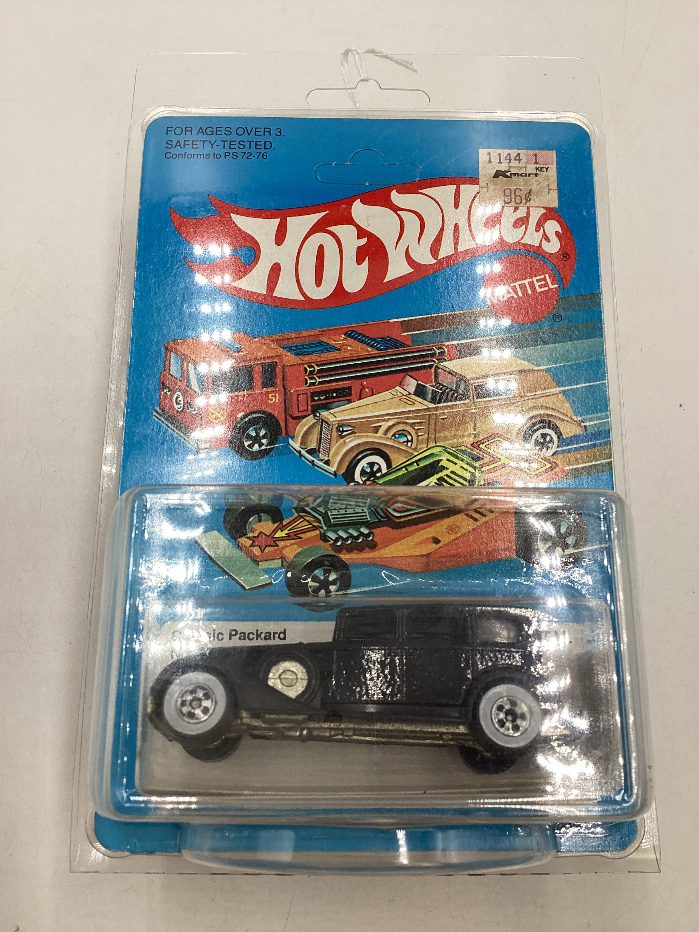 1982 Hot Wheels Rare “Unpunched” Blackwall Classic Packard Black