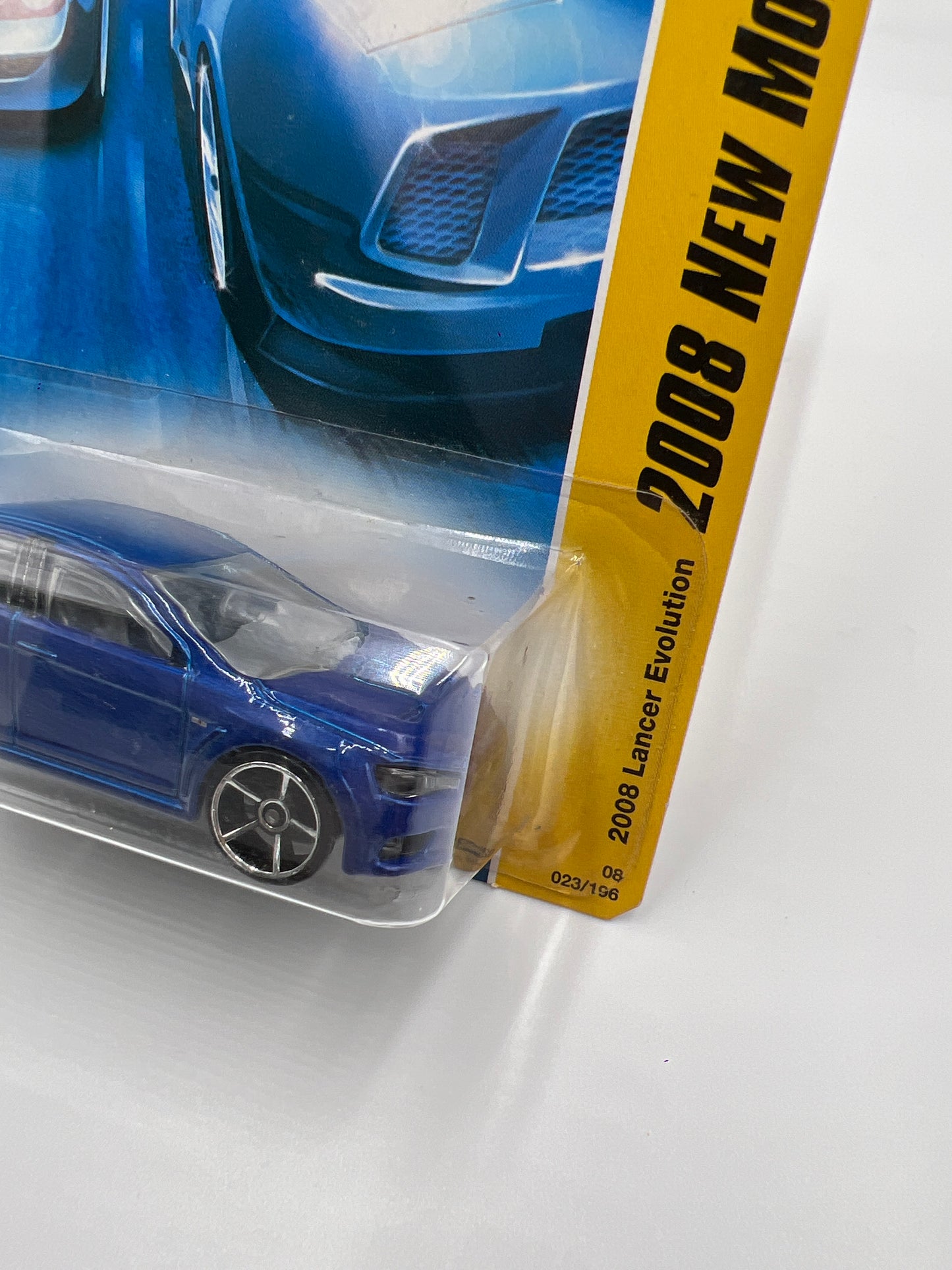 2008 Hot Wheels New Models #23 2008 Lancer Evolution Blue