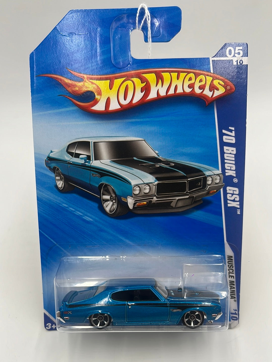 2010 Hot Wheels Muscle Mania ‘70 Buick GSX Blue 83/240 58D