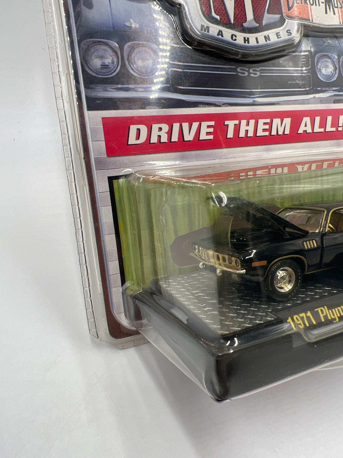 M2 Machines Premium Edition Detroit Muscle CHASE 1971 Plymouth Hemi Cuda Black/Gold VHTF 10-17