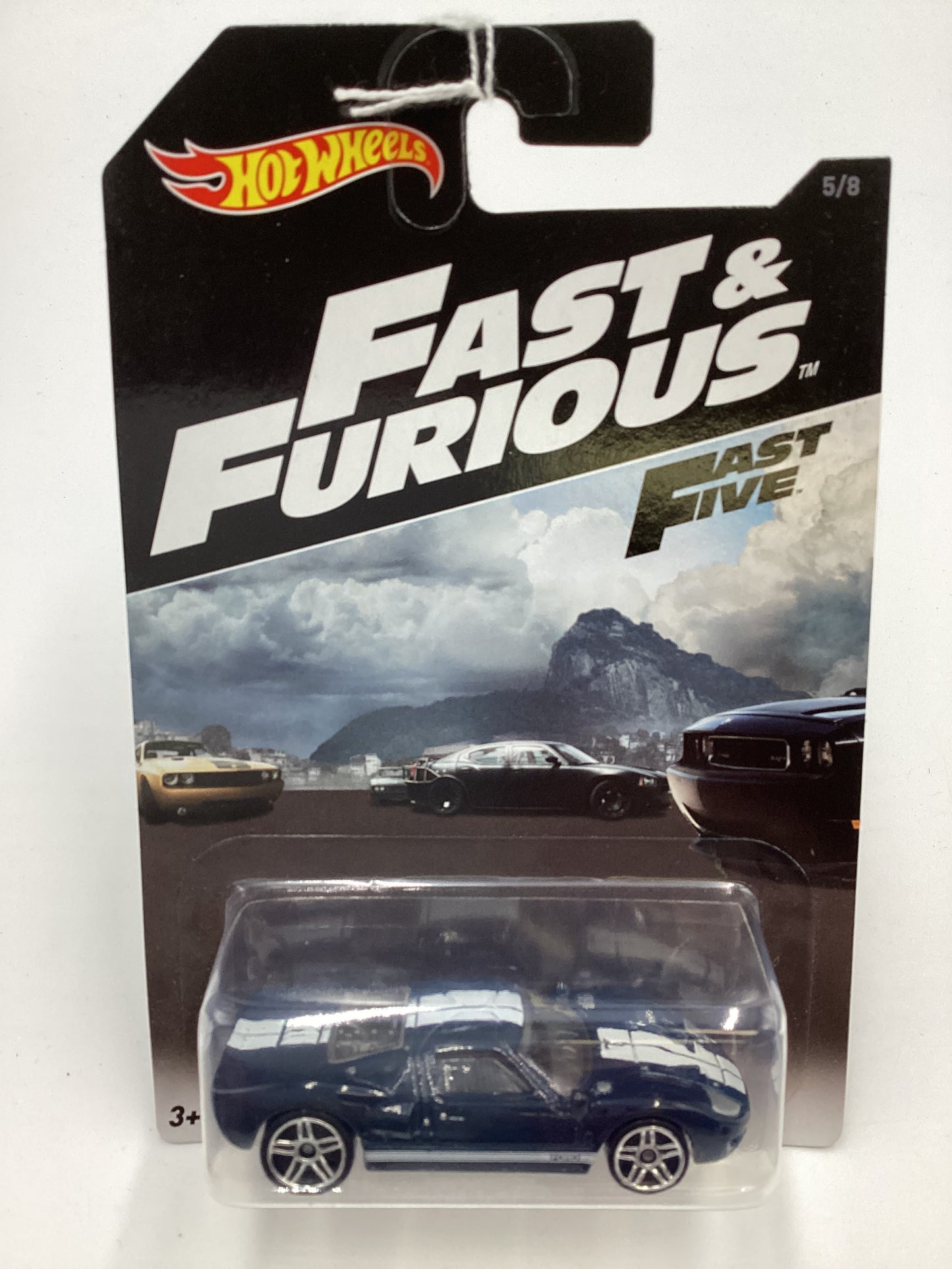 2016 Hot Wheels Fast & Furious #5 Ford Gt-40 Blue 69G