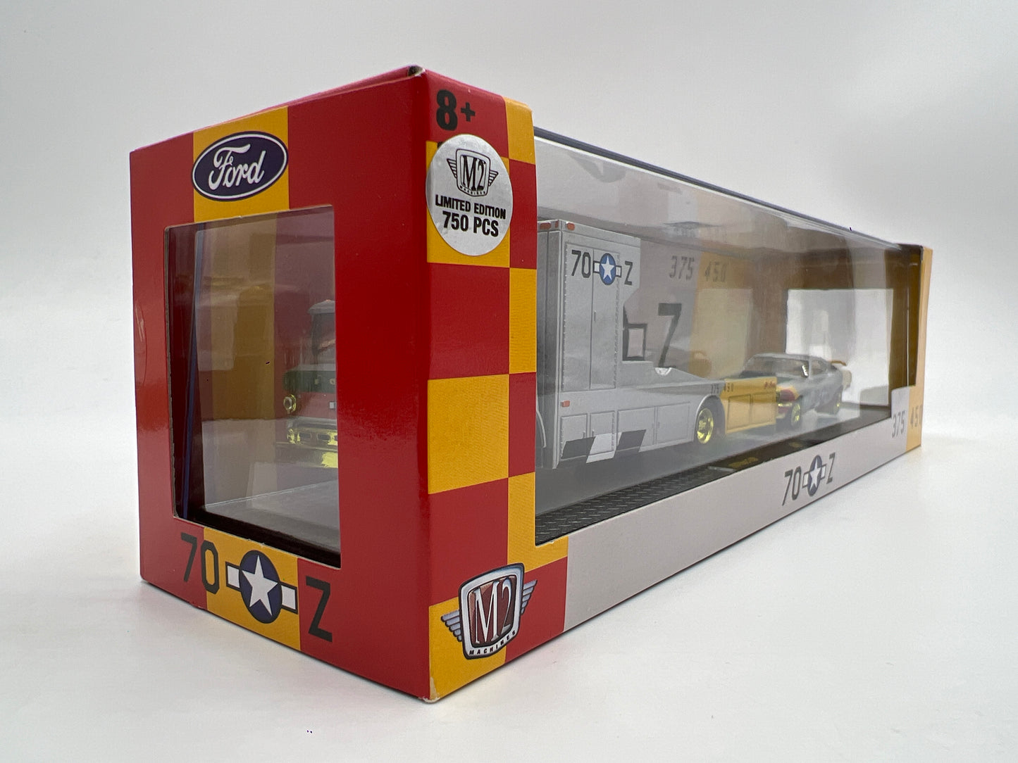 M2 Machines Auto Haulers CHASE 1970 Ford C-950 & 1970 Ford Mustang Boss 429 R48