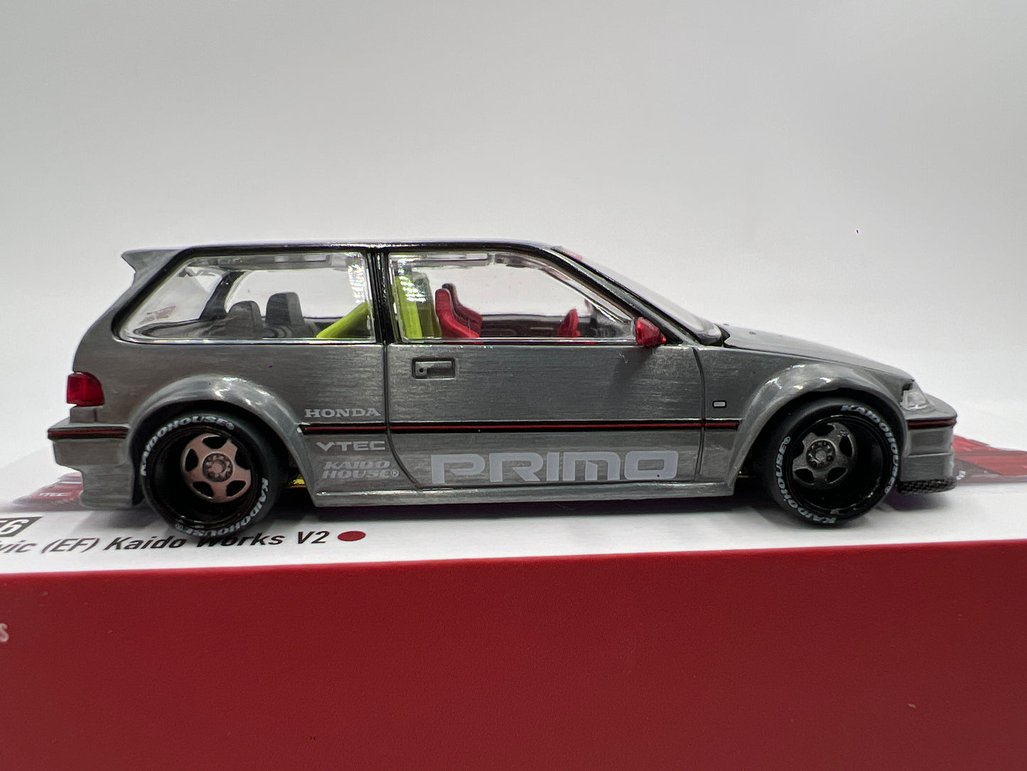 Mini GT x Kaido House #156 CHASE Honda Civic EF Kaido Works V2 Primo Raw