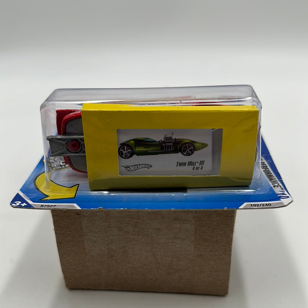 2010 Hot Wheels #102 Pro stock Firebird w/ twin mill III keychain Walmart exclusive 235G