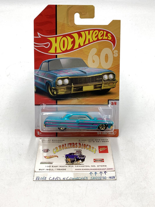 Hot Wheels 60s  64 impala 3/8