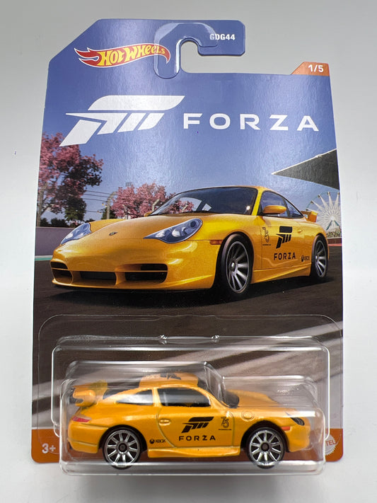Hot Wheels Forza #1 Porsche 911 GT3 Yellow 166B