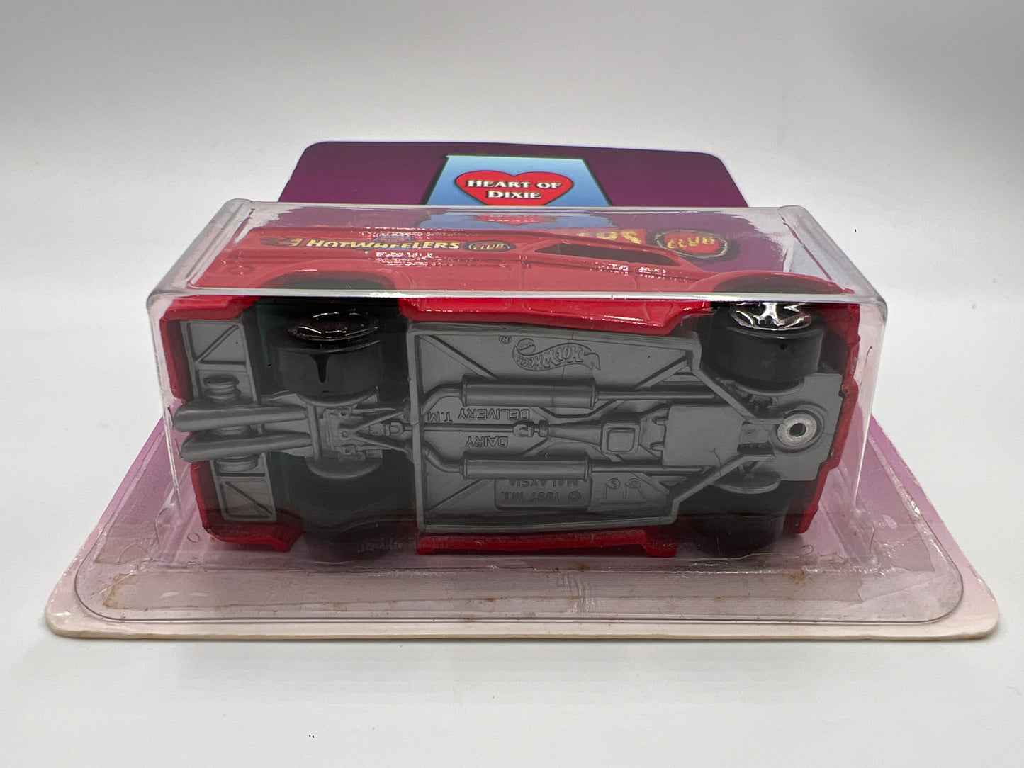Hot Wheels Hot Wheelers Club Heart Of Dixie Dairy Delivery Red W/Protector
