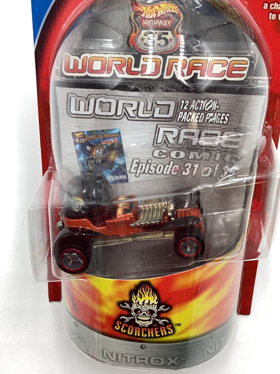 Hot wheels Highway 35 World Race Red Baron 31/35