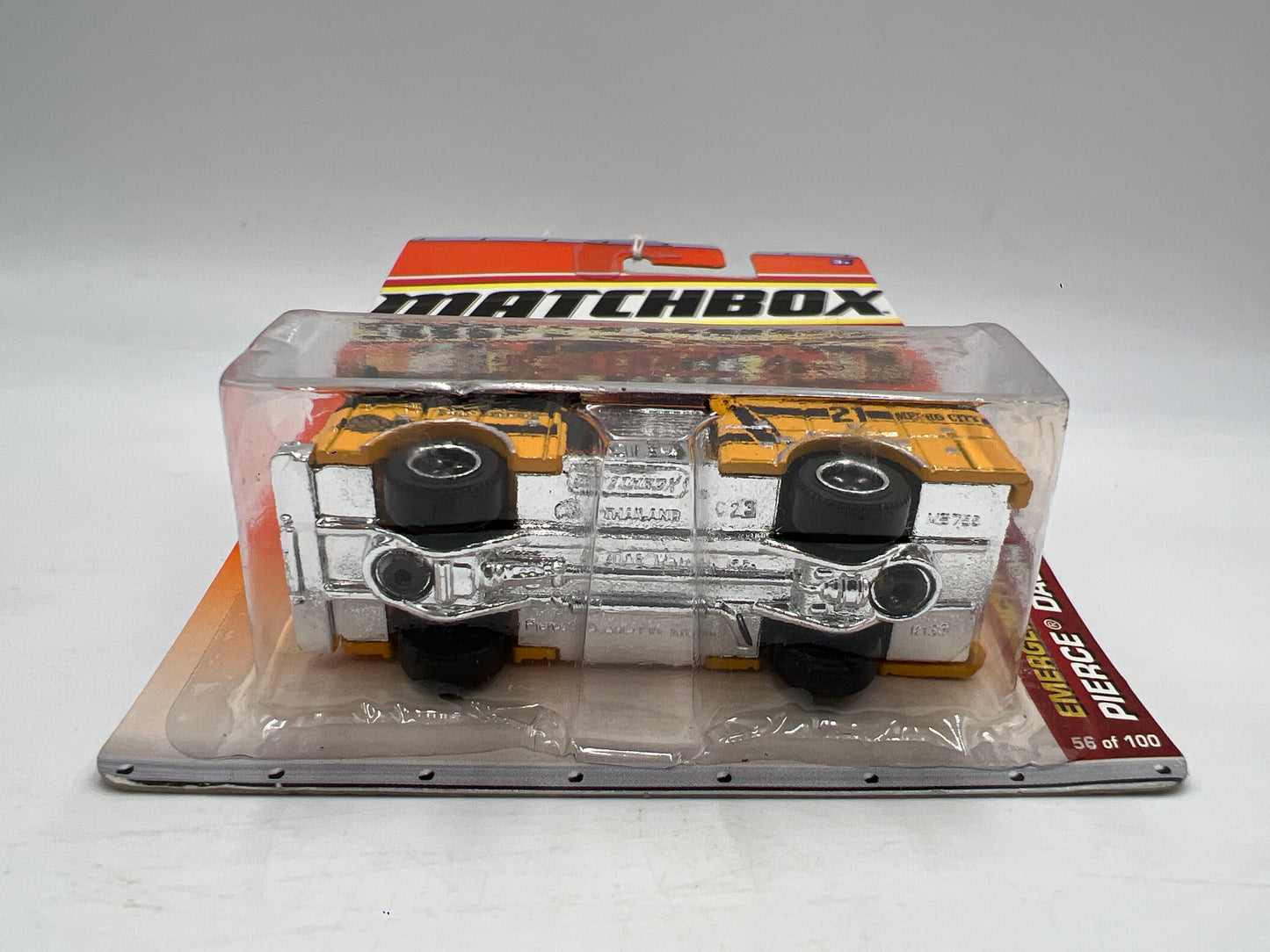 Matchbox Emergency Response #56 Pierce Dash Fire Truck Yellow 206B