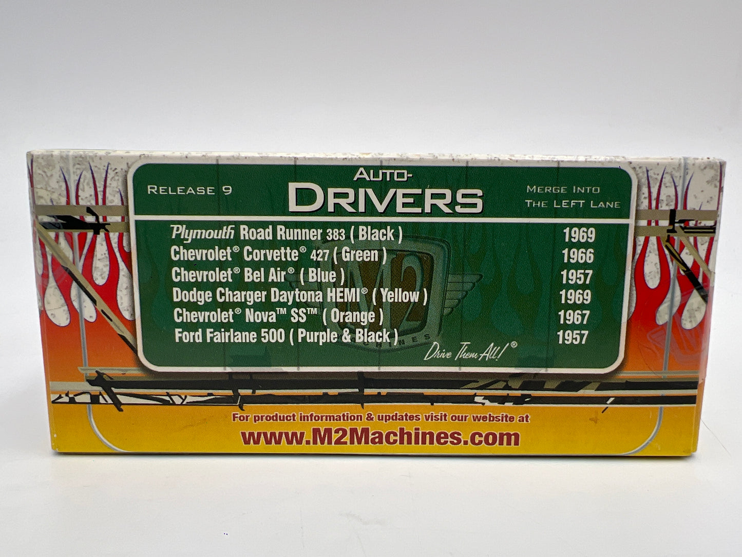 M2 Machines 10-26 Auto Drivers 1966 Chevrolet Corvette 427 Green