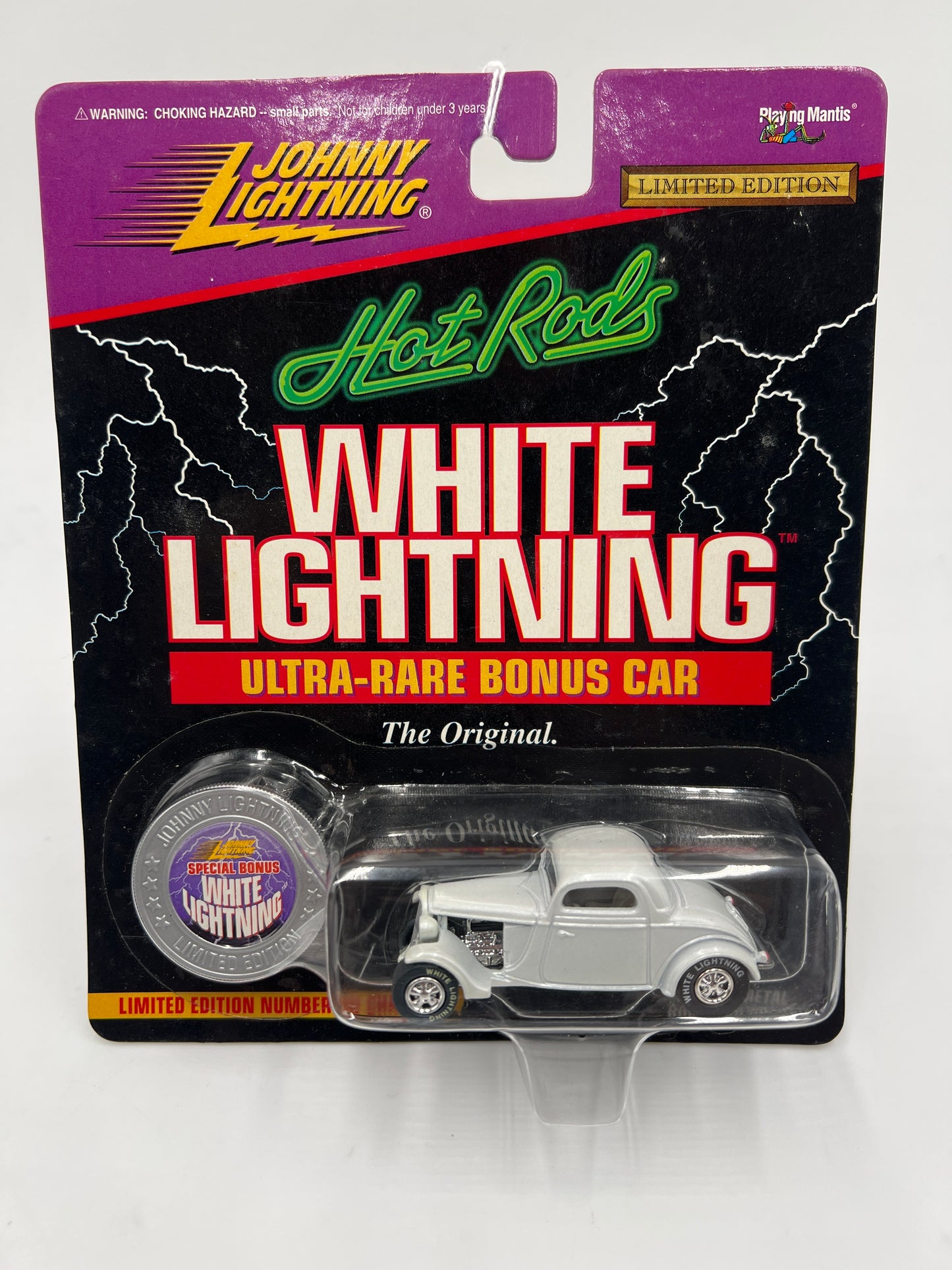 Johnny Lightning White Lightning Chase Hot Rods #306 Flathead Flyer Ford White 2