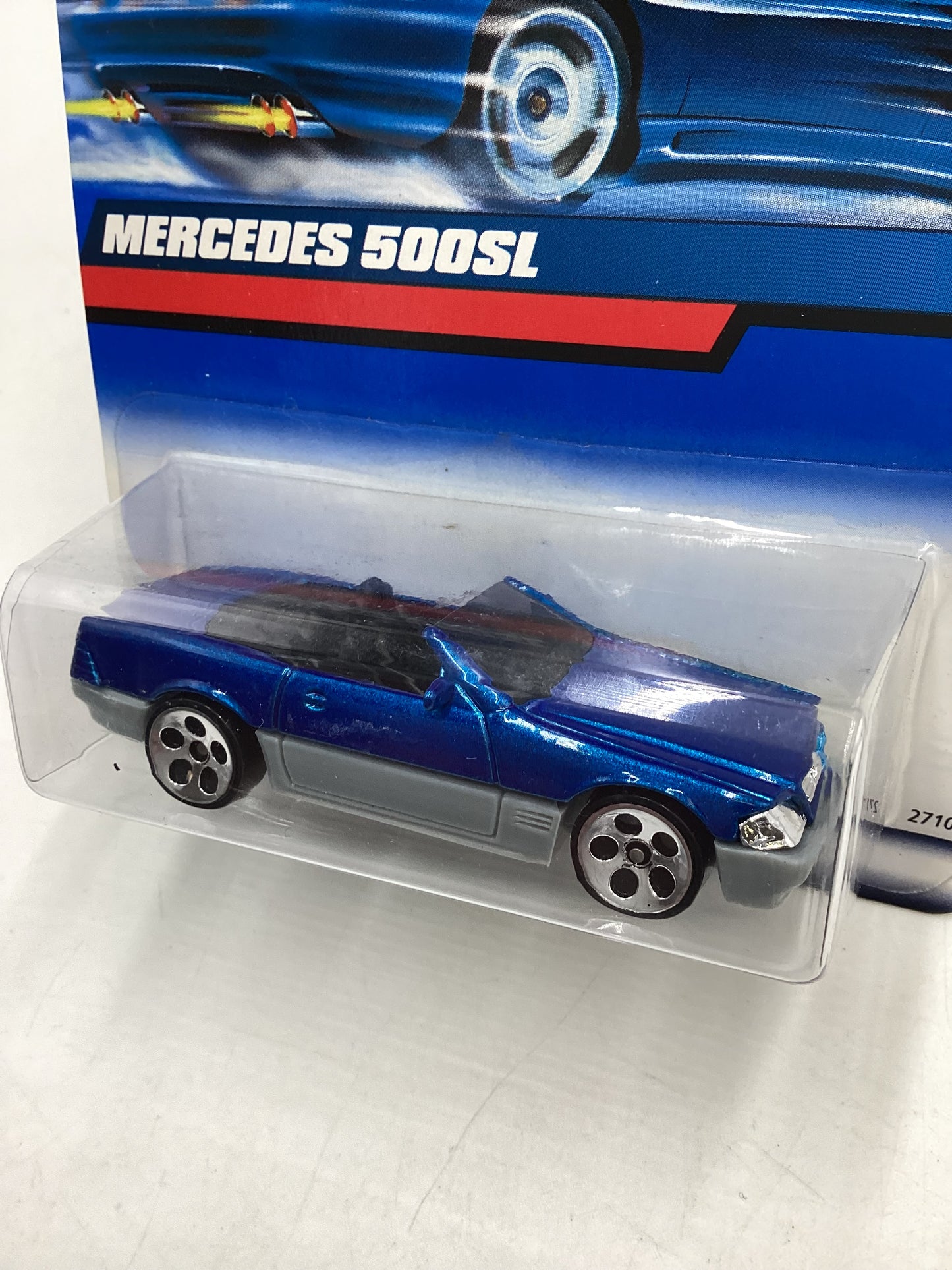 2000 Hot Wheels #134 Blue Mercedes 500 SL 92E