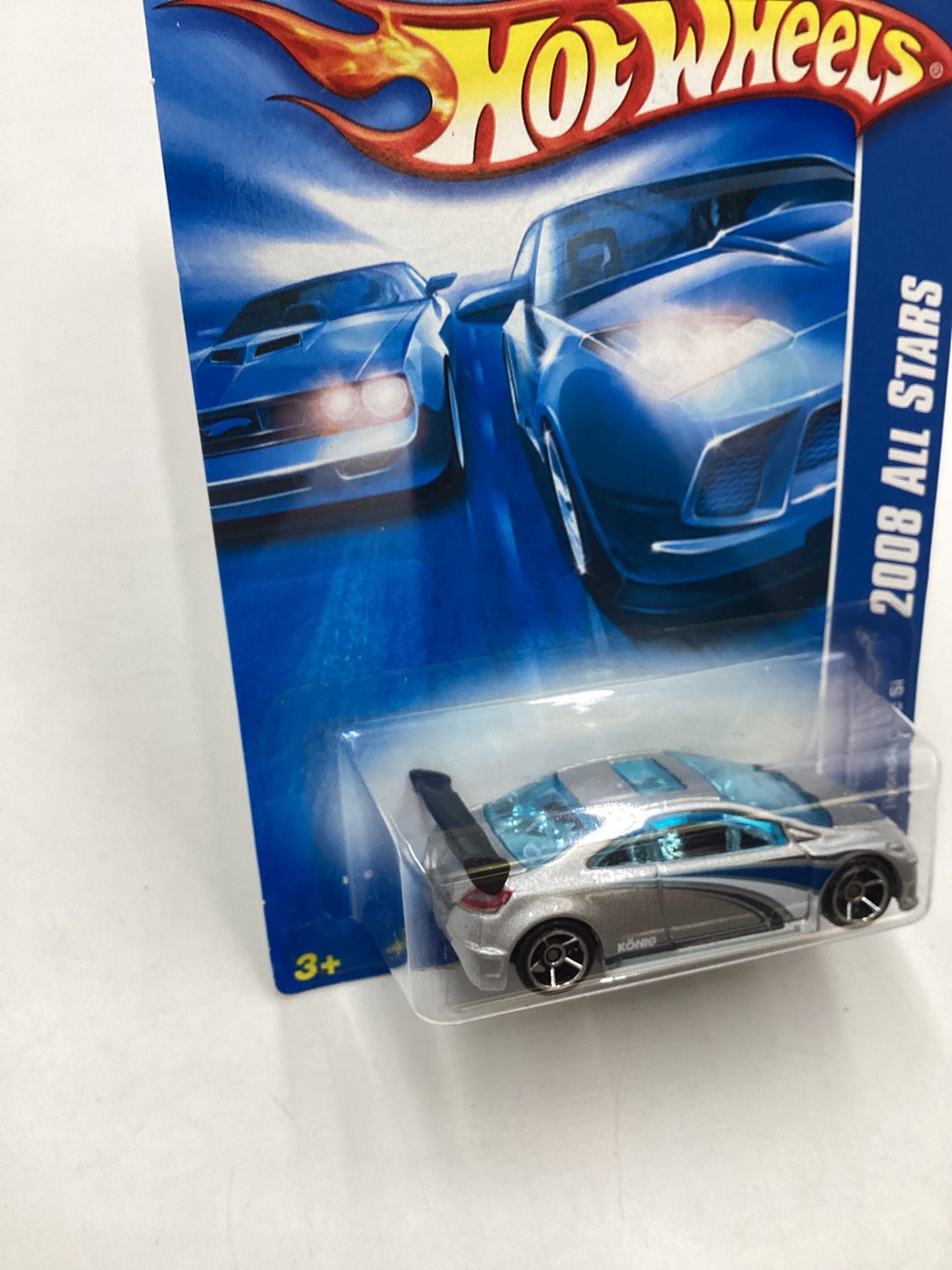 2008 Hot wheels #47 Kmart Exclusive Silver Honda Civic Si