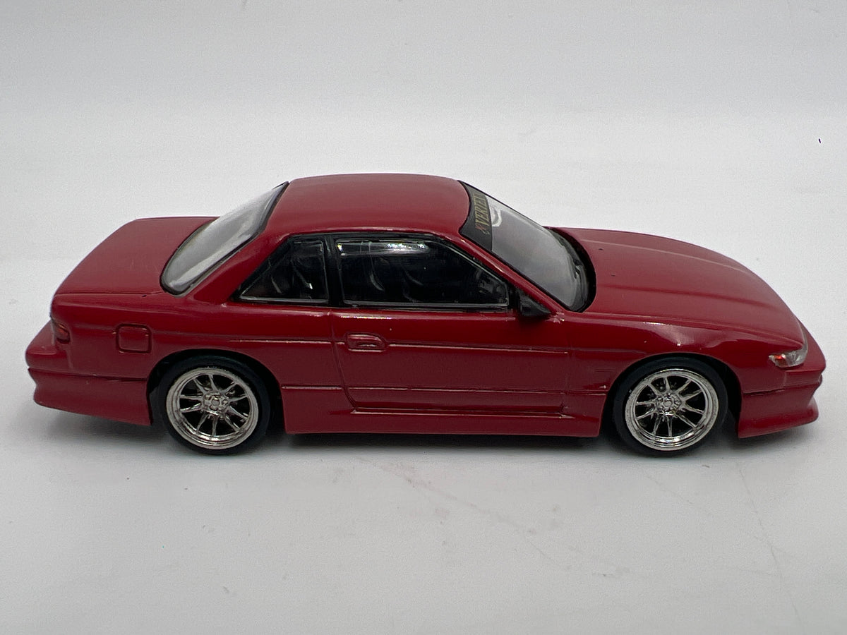 Tarmac Works x Global 64 VERTEX Nissan Silvia S13 Red