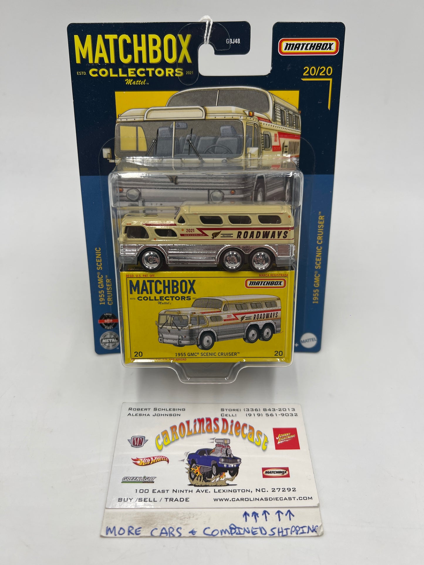 Matchbox Collectors #20 1955 GMC Scenic Cruiser Tan 169K