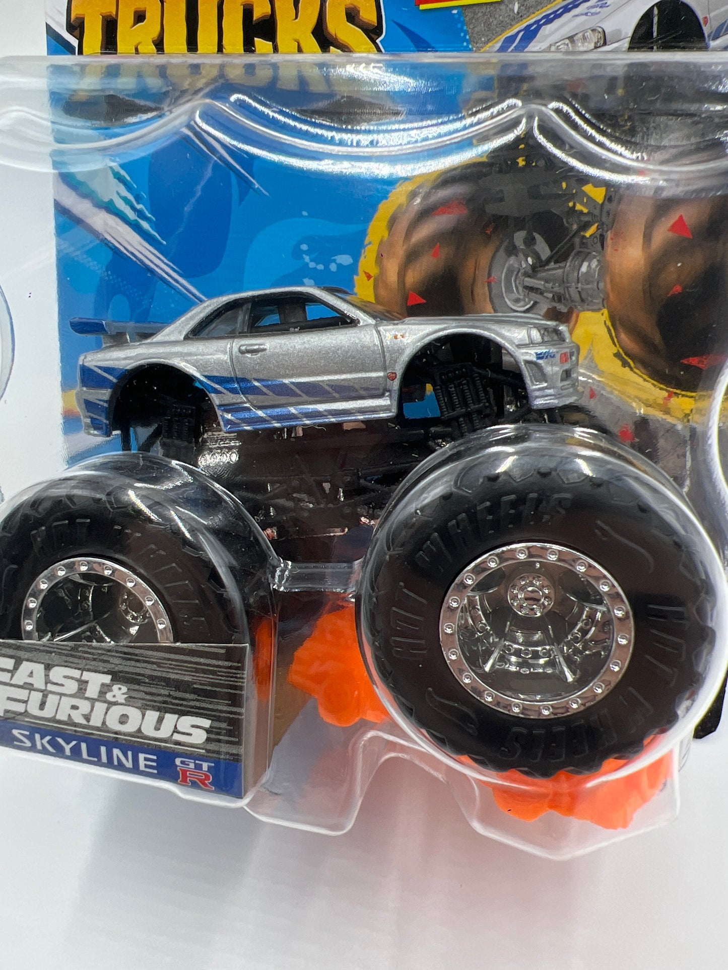 2023 Hot Wheels Monster Trucks Fast & Furious Nissan Skyline GT-R R34 129C