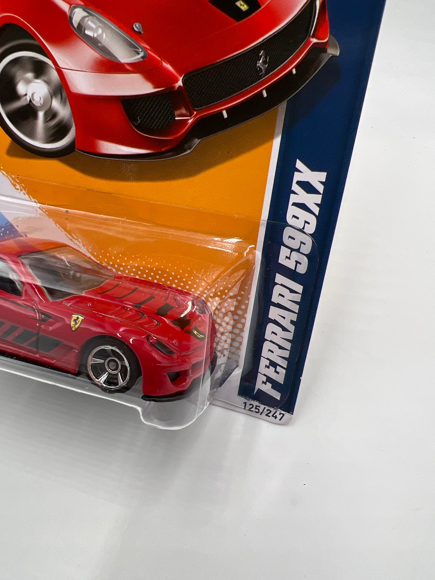 2012 Hot Wheels All Stars #125 Ferrari 599XX Red W/Protector 4