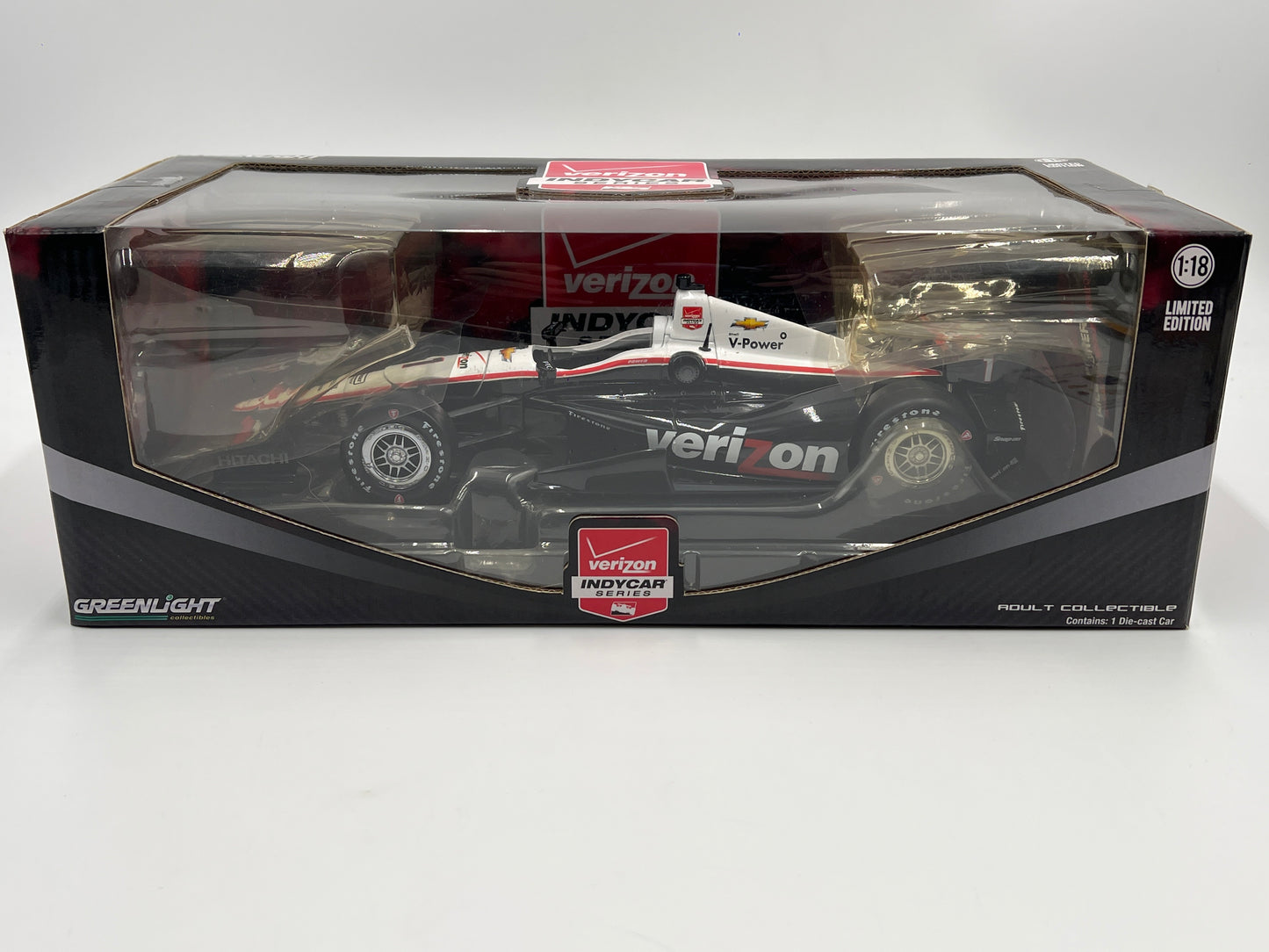 Greenlight 1:18 Verizon Indycar Series Will Power #1 Team Penske Black/White