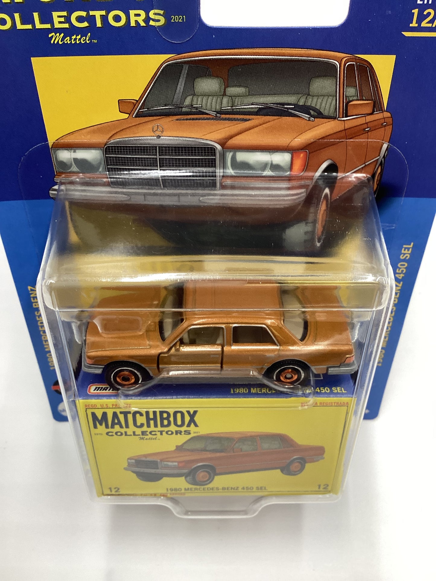 2024 Matchbox Collectors #12 1980 Mercedes-Benz 450 SEL Gold 170E