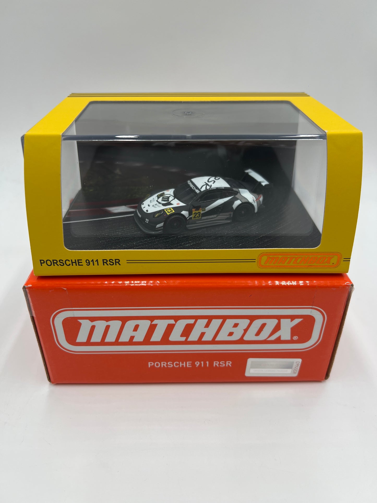 Matchbox Mattel Creations Porsche 911 RSR Black/White