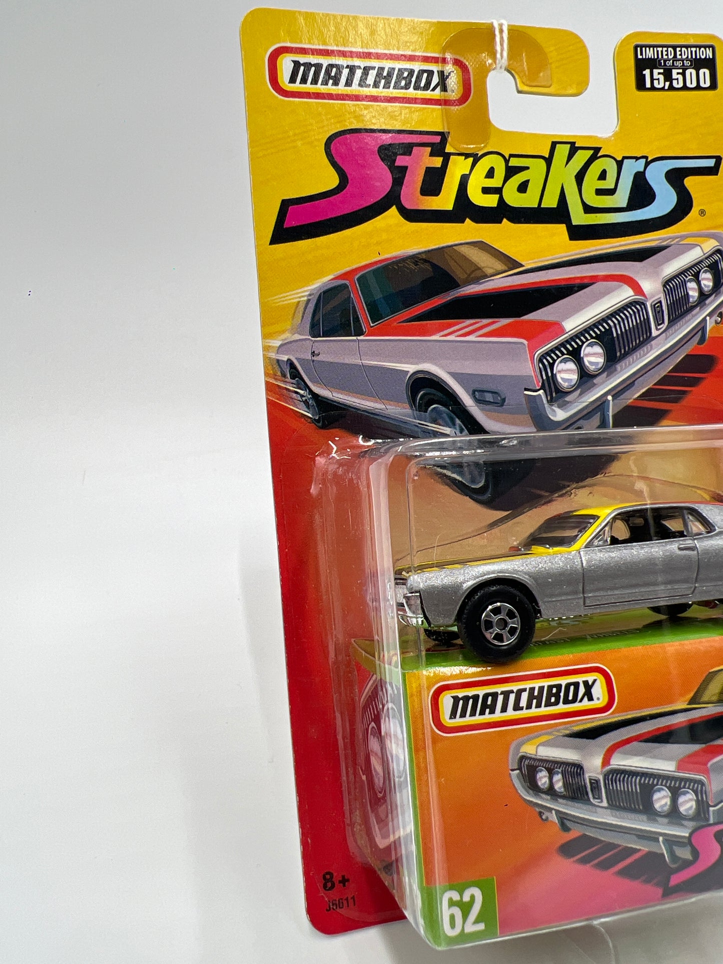 Matchbox Streakers #62 1968 Mercury Cougar Silver 168L