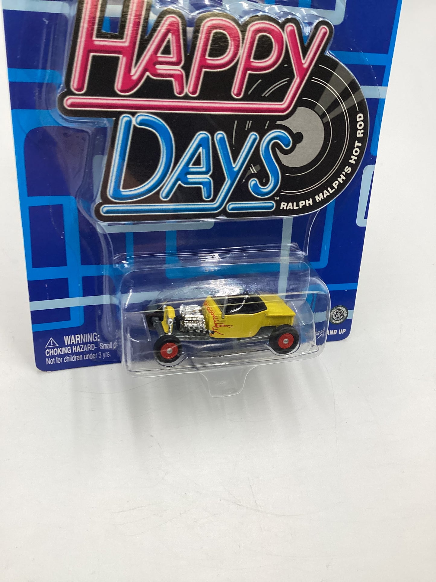 Johnny Lightning Hollywood On Wheels Happy Days Ralph Malphs Hot Rod Yellow