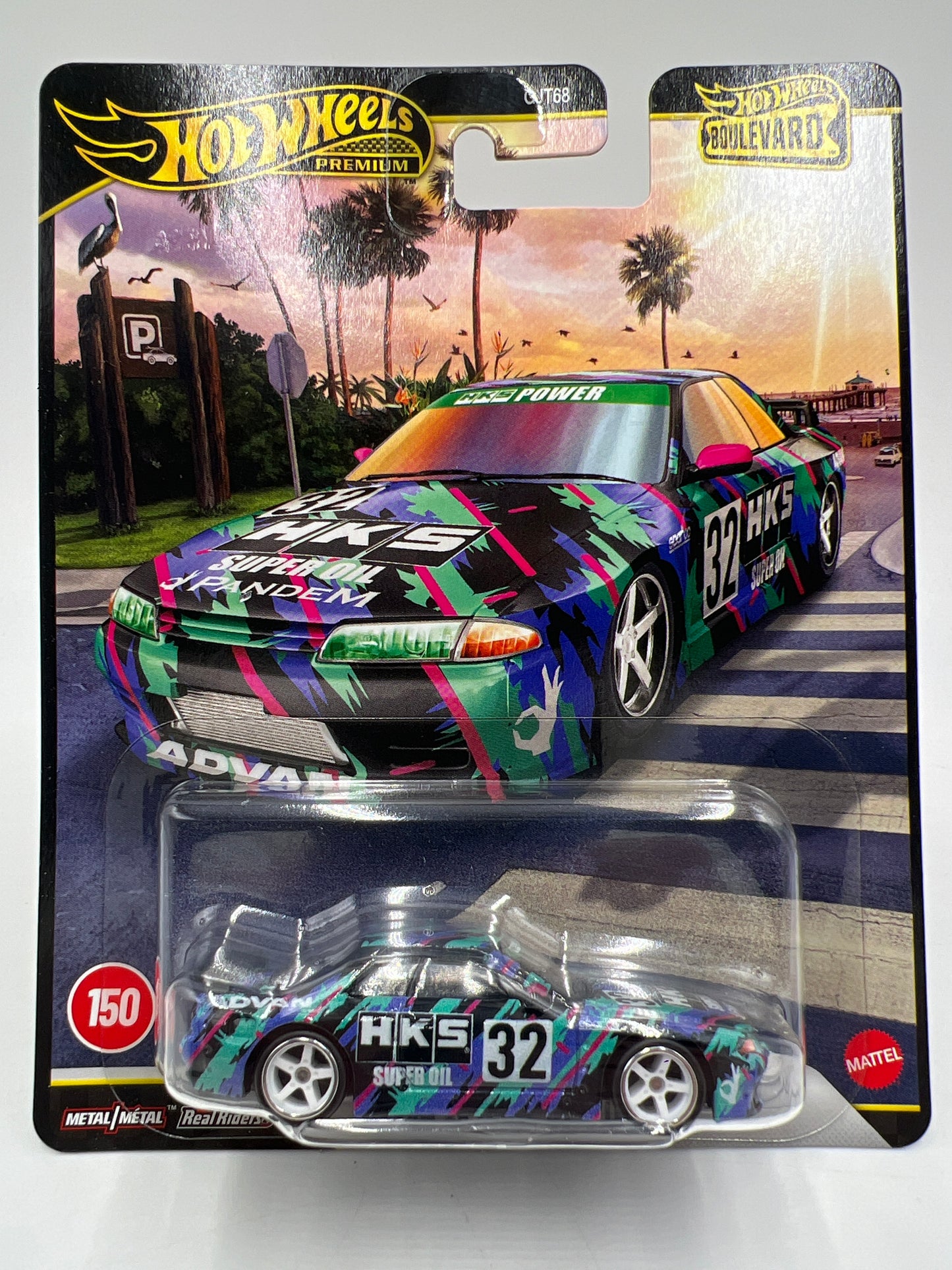 Hot Wheels Premium Boulevard #150 Nissan Skyline GT-R R32 Pandem HKS 262A