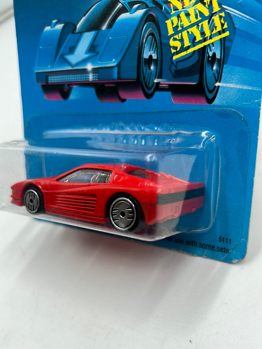 Hot Wheels Speed Fleet Red Ferrari Testarossa #5111