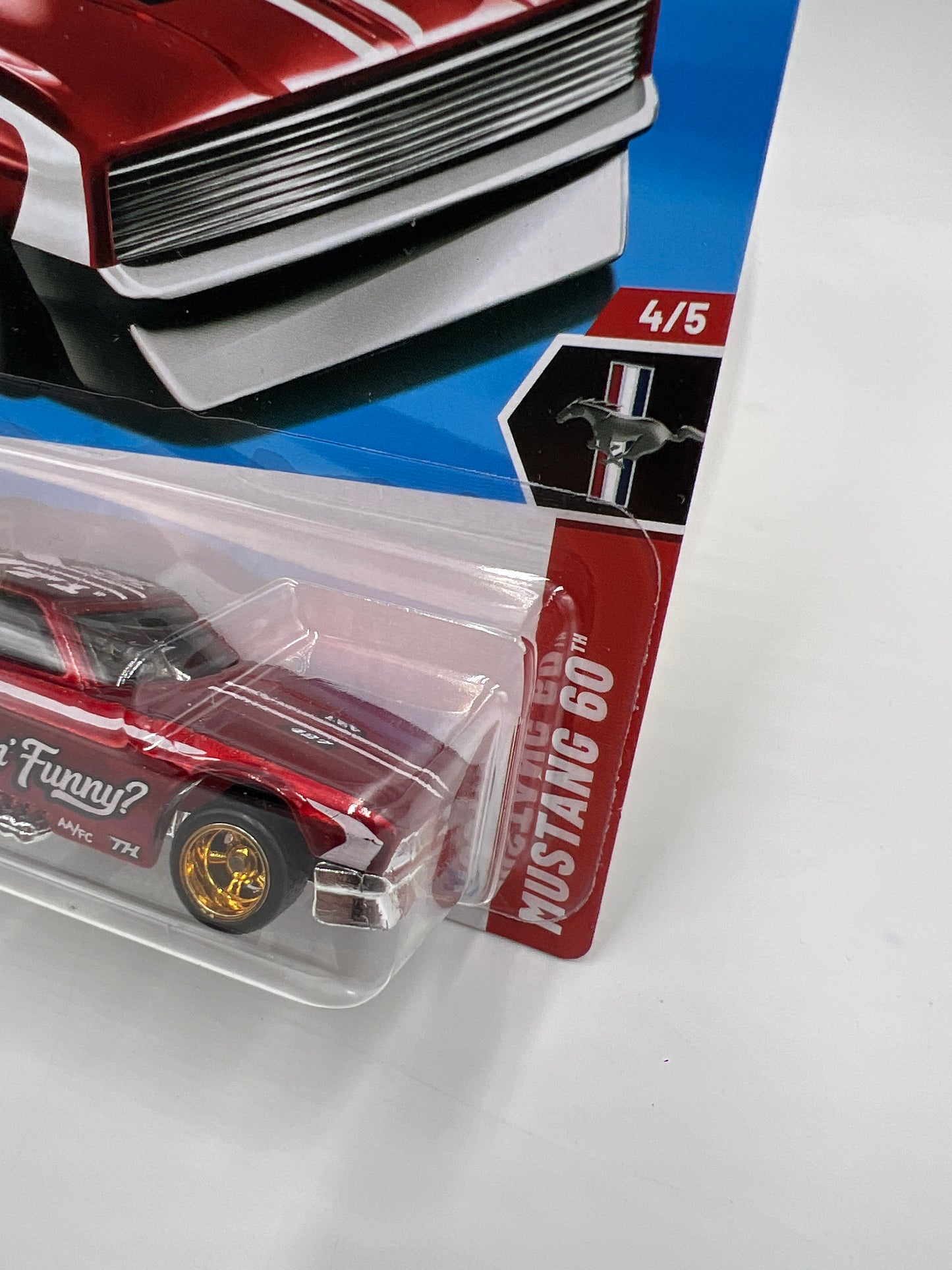 2025 Hot Wheels Factory Sealed Super Treasure Hunt #175 71 Mustang Funny Car Red W/Protector