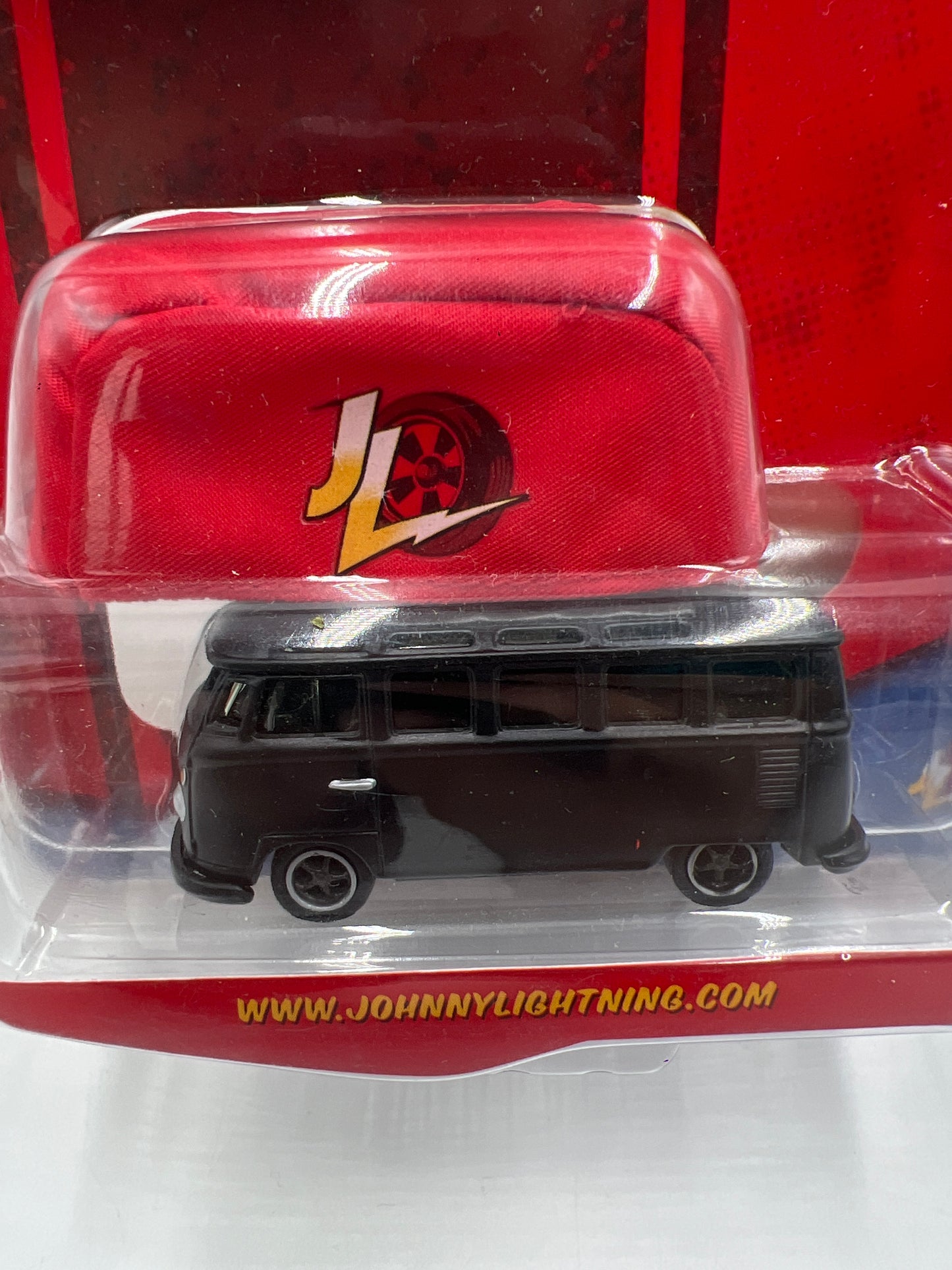 Johnny Lightning Volkswagen 1966 Samba Bus Matte Black 221F