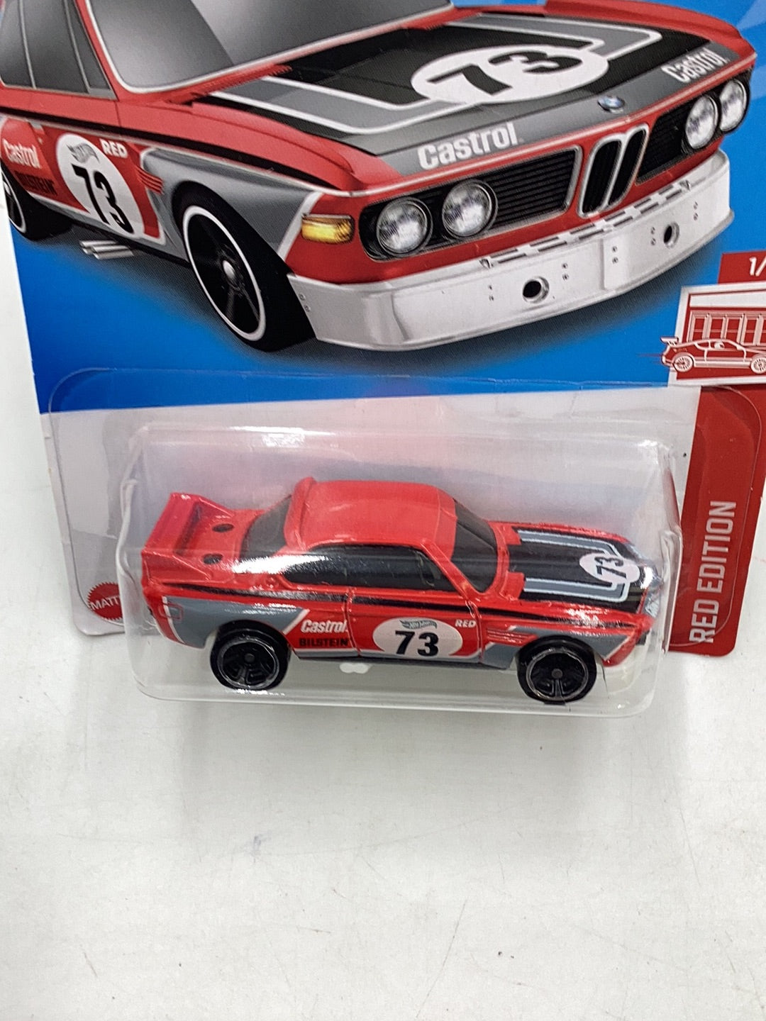 2022 Hot Wheels Red edition #34 73 BMW 3.0 CSL Race Car 150A