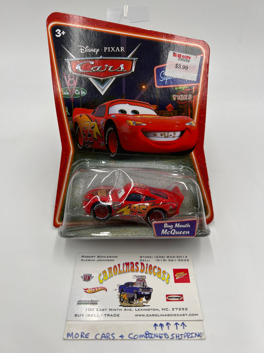 Disney Pixar Cars Supercharged Bug Mouth McQueen Red 137E